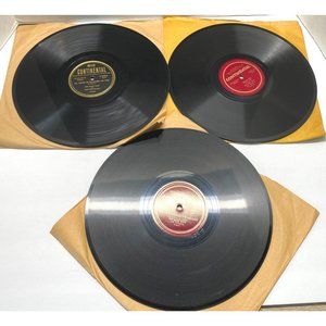 Lot of 3 Red River Dave 10" Records 78RPM Continental 5048  3017 3019 Country